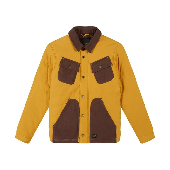 Men Hunter Overshirt 8211 Golden Yellow Deus Ex Machina Jackets