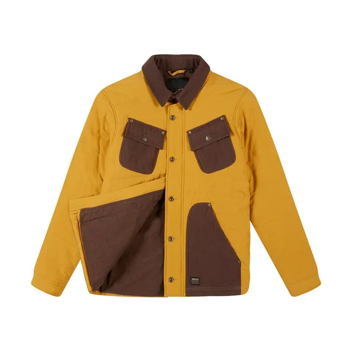 Men Hunter Overshirt 8211 Golden Yellow Deus Ex Machina Jackets Men Hunter Overshirt 8211 Golden Yellow Deus Ex Machina Jackets