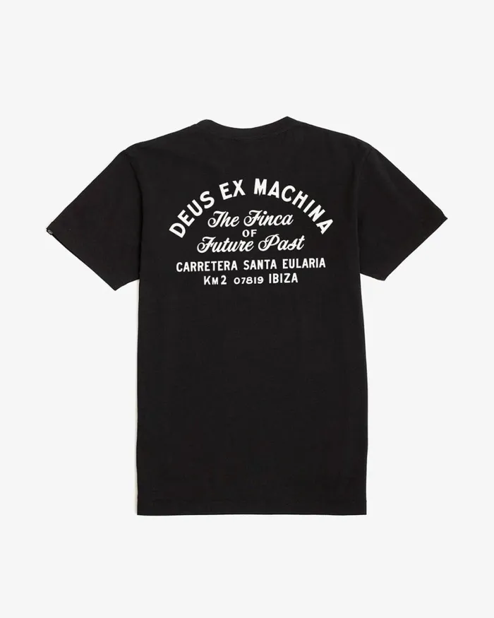 Men Ibiza Address Tee 8211 Black Deus Ex Machina Tees