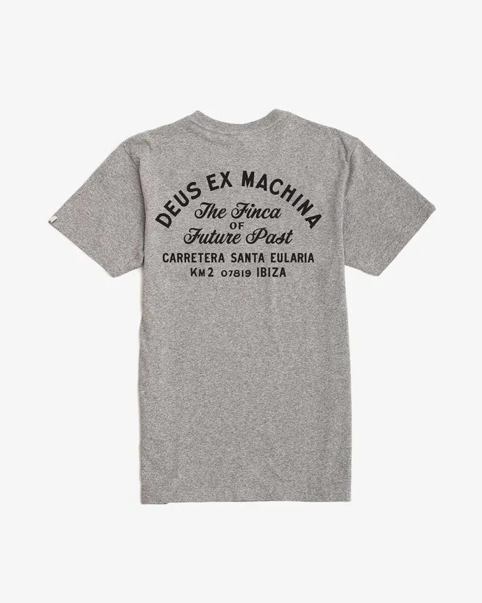 Men Ibiza Address Tee 8211 Grey Marle Deus Ex Machina Tees
