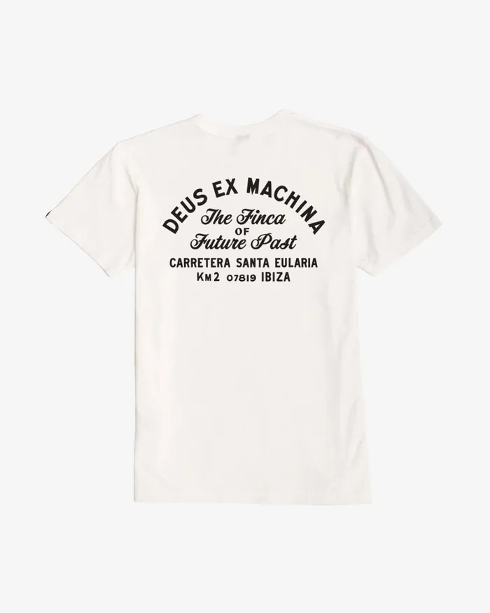 Men Ibiza Address Tee 8211 White Deus Ex Machina Tees