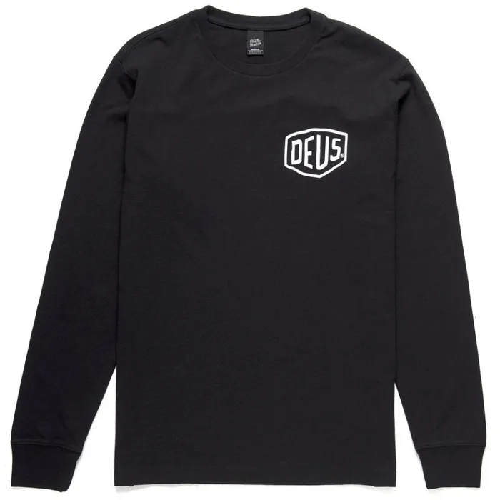Men Ibiza Long Sleeve Tee 8211 Black Deus Ex Machina Tees Men Ibiza Long Sleeve Tee 8211 Black Deus Ex Machina Tees