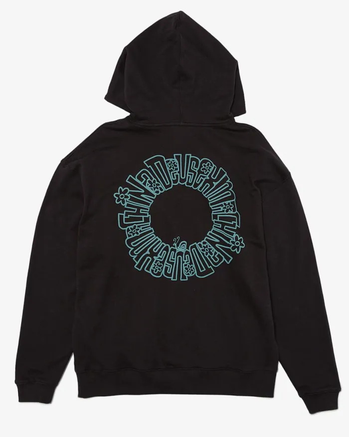 Men Idle Hoodie 8211 Phantom Black Deus Ex Machina HoodiesFleece Men Idle Hoodie 8211 Phantom Black Deus Ex Machina HoodiesFleece