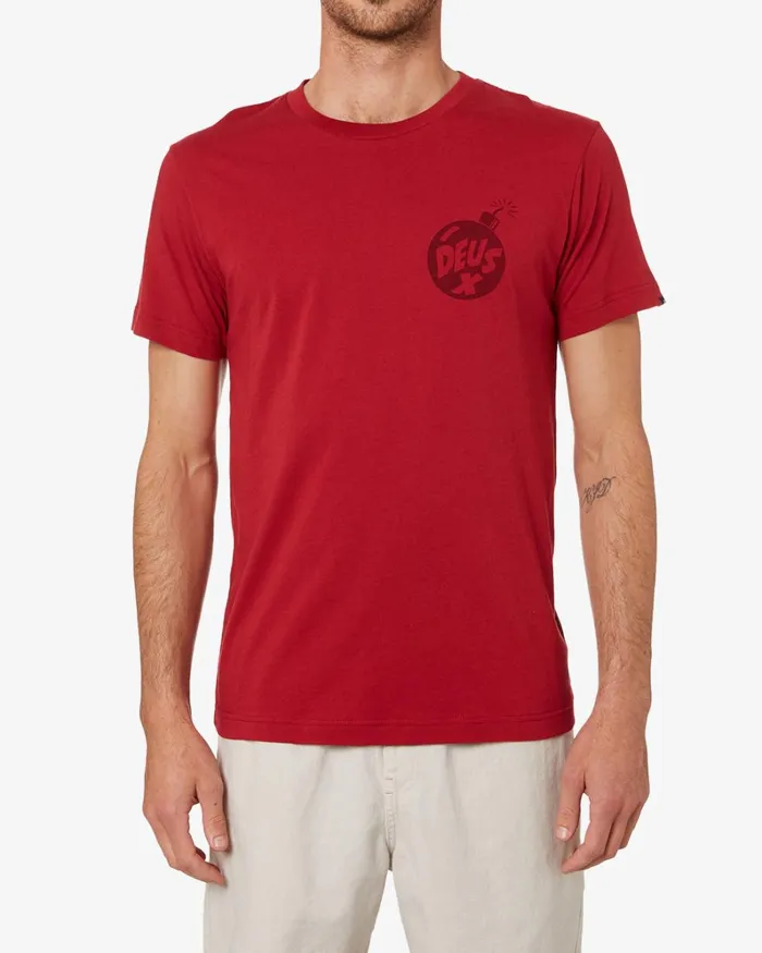 Men Irreverence Tee 8211 Jester Red Deus Ex Machina Tees