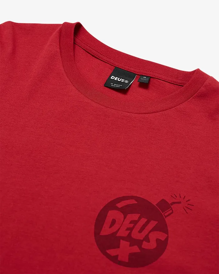 Men Irreverence Tee 8211 Jester Red Deus Ex Machina Tees Men Irreverence Tee 8211 Jester Red Deus Ex Machina Tees