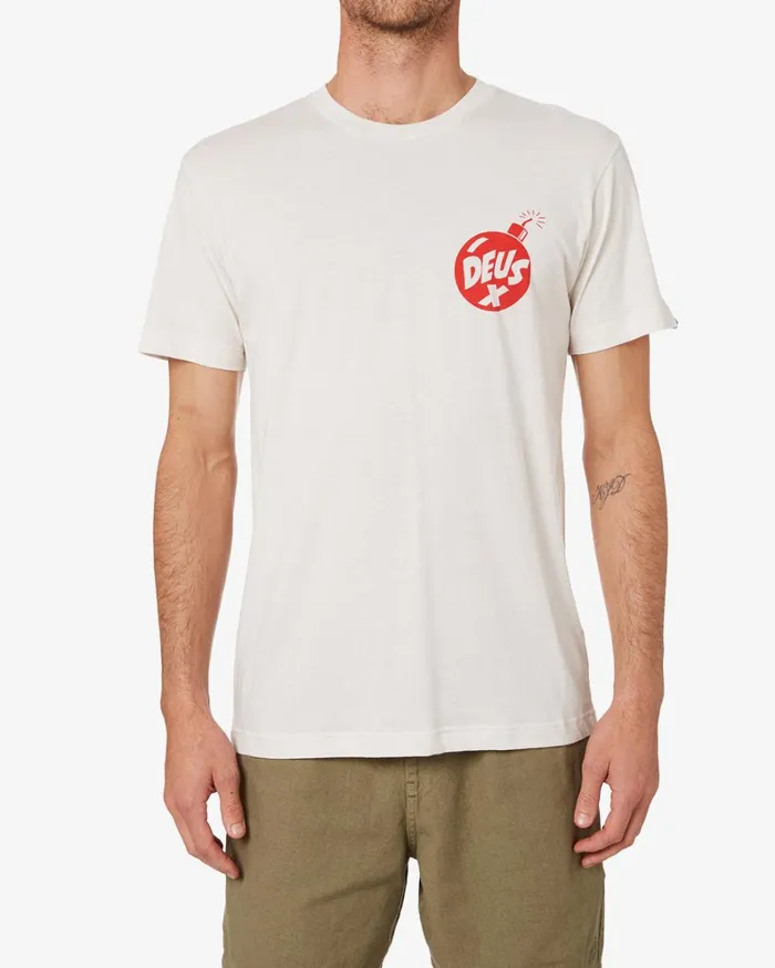 Men Irreverence Tee 8211 Vintage White Deus Ex Machina Tees