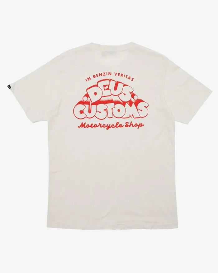Men Irreverence Tee 8211 Vintage White Deus Ex Machina Tees Men Irreverence Tee 8211 Vintage White Deus Ex Machina Tees