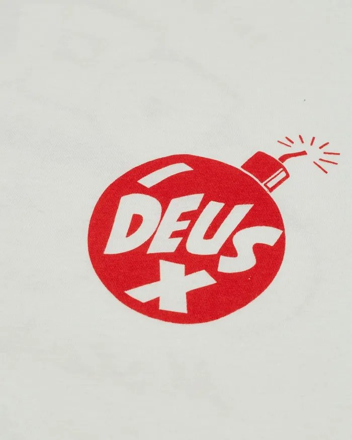 Men Irreverence Tee 8211 Vintage White Deus Ex Machina Tees Men Irreverence Tee 8211 Vintage White Deus Ex Machina Tees