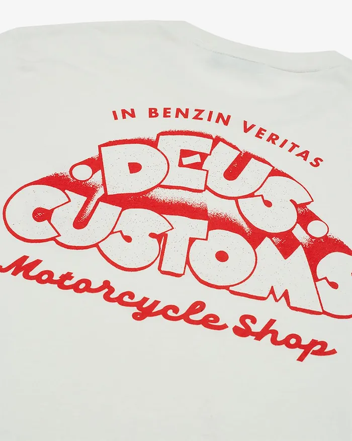 Men Irreverence Tee 8211 Vintage White Deus Ex Machina Tees Men Irreverence Tee 8211 Vintage White Deus Ex Machina Tees