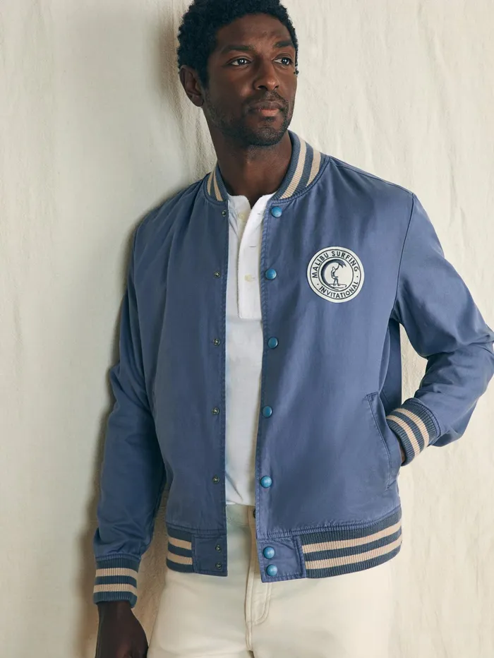 Men Jackets and Vests Faherty Reversible Surf Shop Jacket Malibu