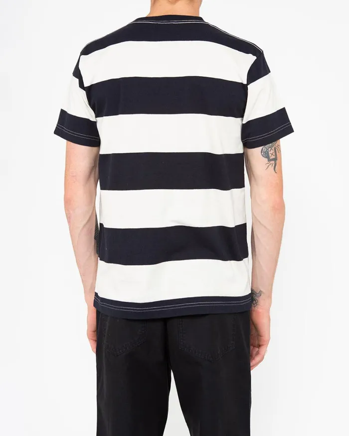 Men Jahral Stripe Tee 8211 Black Deus Ex Machina Tees Men Jahral Stripe Tee 8211 Black Deus Ex Machina Tees