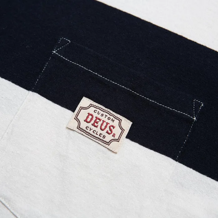 Men Jahral Stripe Tee 8211 Black Deus Ex Machina Tees Men Jahral Stripe Tee 8211 Black Deus Ex Machina Tees