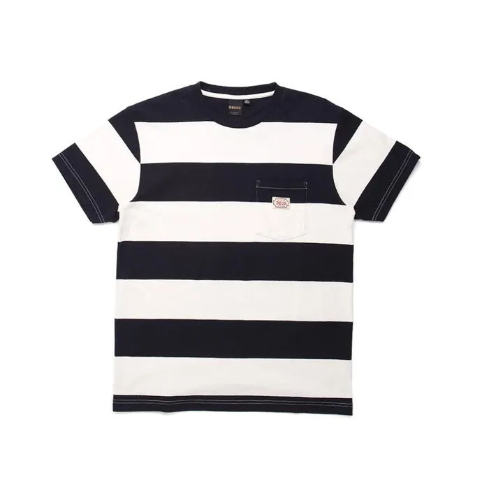 Men Jahral Stripe Tee 8211 Black Deus Ex Machina Tees Men Jahral Stripe Tee 8211 Black Deus Ex Machina Tees