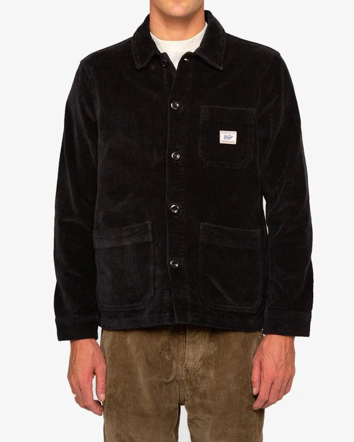 Men Jonah Cord Chore 8211 Black Deus Ex Machina Jackets