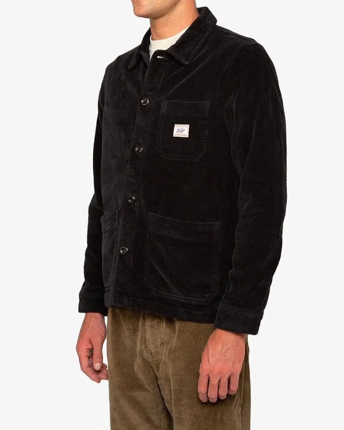 Men Jonah Cord Chore 8211 Black Deus Ex Machina Jackets Men Jonah Cord Chore 8211 Black Deus Ex Machina Jackets