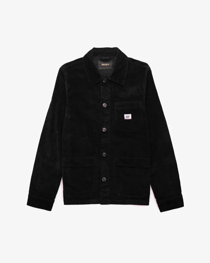 Men Jonah Cord Chore 8211 Black Deus Ex Machina Jackets Men Jonah Cord Chore 8211 Black Deus Ex Machina Jackets