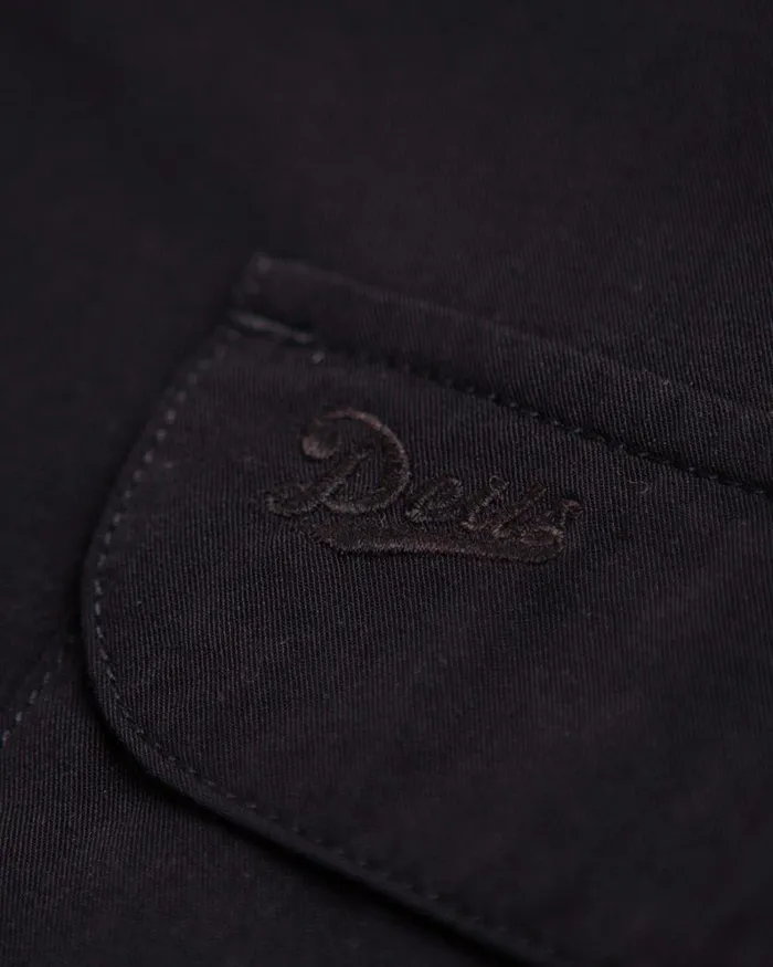 Men Kingpin Short Sleeve Shirt 8211 Phantom Black Deus Ex Machina Shirts Men Kingpin Short Sleeve Shirt 8211 Phantom Black Deus Ex Machina Shirts