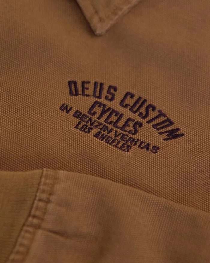 Men Latham Canvas Coach 8211 Kanga Brown Deus Ex Machina Jackets Men Latham Canvas Coach 8211 Kanga Brown Deus Ex Machina Jackets