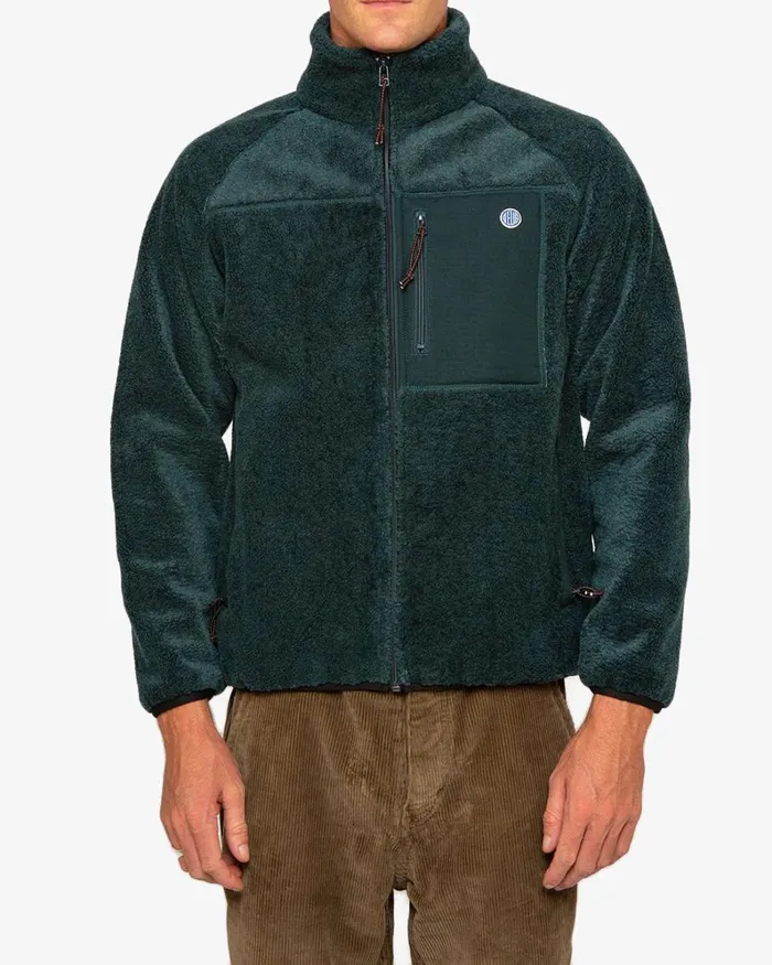 Men Mackay Fleece 8211 Teal Deus Ex Machina HoodiesFleece