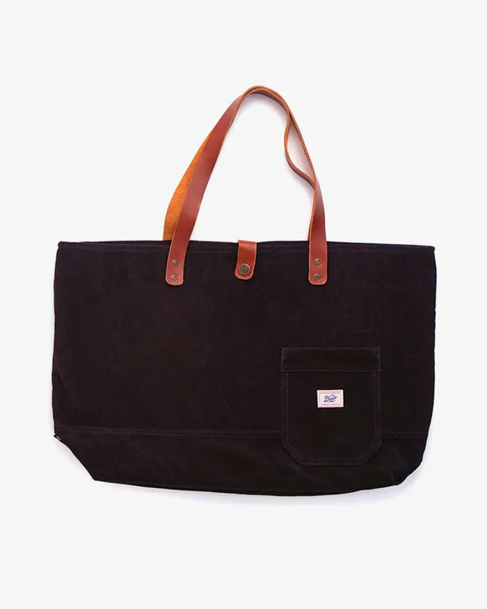 Men Madison Cord Tote 8211 Phantom Black Deus Ex Machina Bags