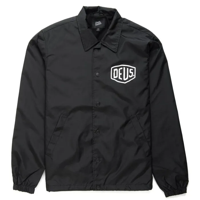 Men Milano Coach Jacket 8211 Black Deus Ex Machina Jackets Men Milano Coach Jacket 8211 Black Deus Ex Machina Jackets