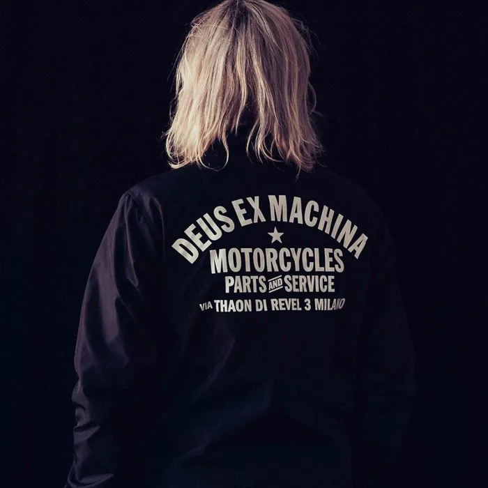 Men Milano Coach Jacket 8211 Black Deus Ex Machina Jackets Men Milano Coach Jacket 8211 Black Deus Ex Machina Jackets