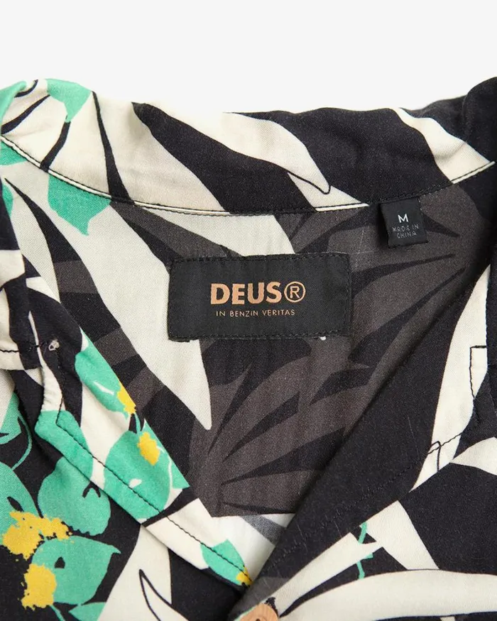 Men Monkey Puzzle Shirt 8211 Black Deus Ex Machina Shirts Men Monkey Puzzle Shirt 8211 Black Deus Ex Machina Shirts