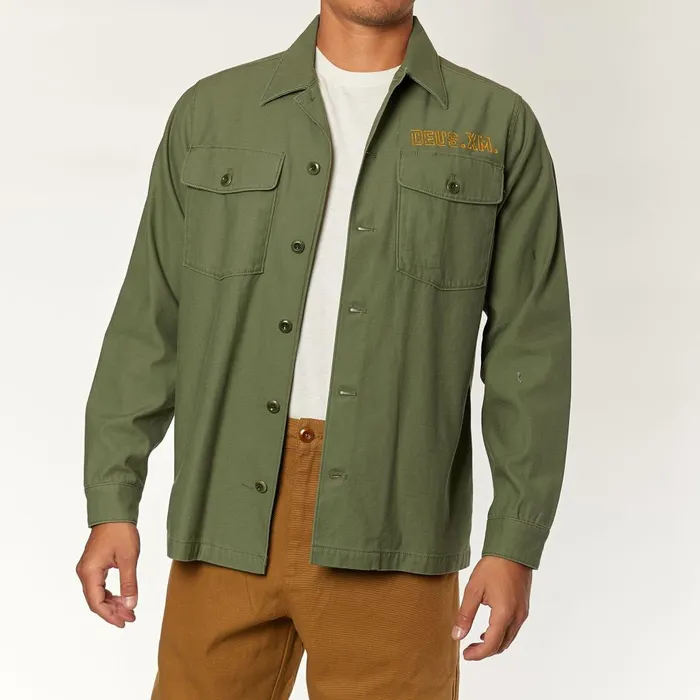 Men Monty Overshirt 8211 Clover Deus Ex Machina Jackets Men Monty Overshirt 8211 Clover Deus Ex Machina Jackets