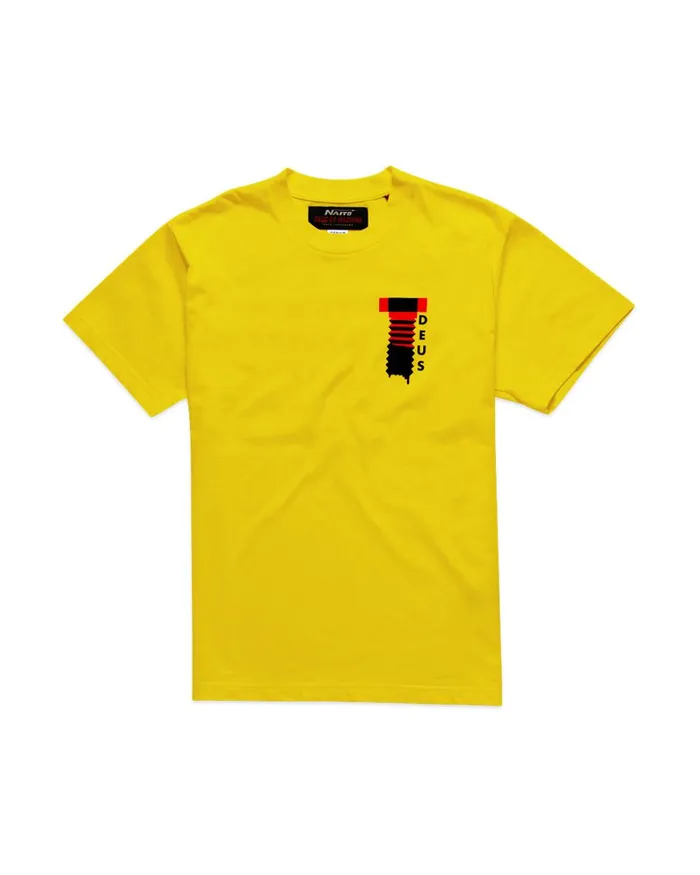 Men Naito Amsterdam Tee 8211 Sunflower Gold Deus Ex Machina Tees Men Naito Amsterdam Tee 8211 Sunflower Gold Deus Ex Machina Tees