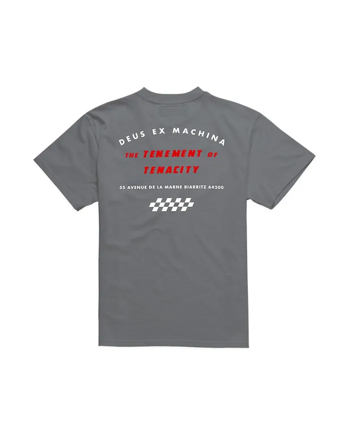 Men Naito Biarritz Tee 8211 Smoked Pearl Deus Ex Machina Tees