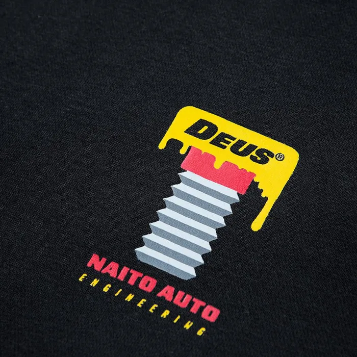 Men Naito Box Crew 8211 Black Deus Ex Machina HoodiesFleece Men Naito Box Crew 8211 Black Deus Ex Machina HoodiesFleece