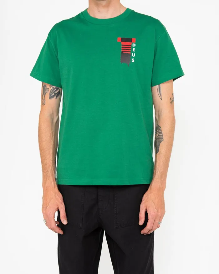 Men Naito Camperdown Tee 8211 Amazon Green Deus Ex Machina Tees