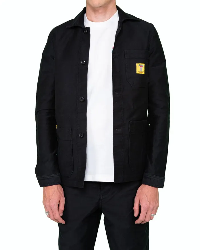 Men Naito Chore Jacket 8211 Black Deus Ex Machina Jackets Men Naito Chore Jacket 8211 Black Deus Ex Machina Jackets