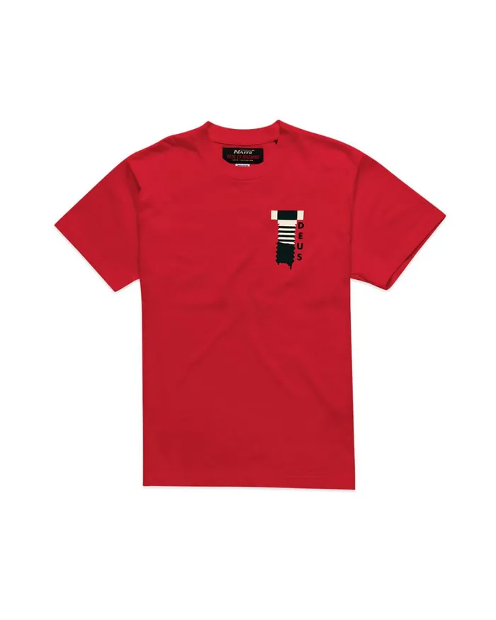 Men Naito Ibiza Tee 8211 Race Red Deus Ex Machina Tees Men Naito Ibiza Tee 8211 Race Red Deus Ex Machina Tees