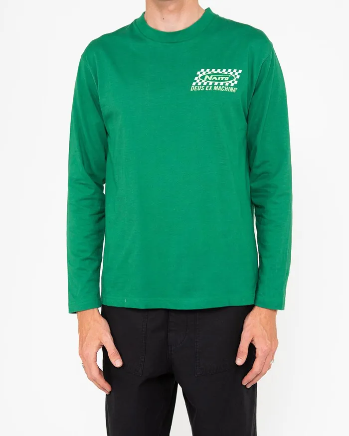Men Naito Long Sleeve Tee 8211 Amazon Green Deus Ex Machina Tees