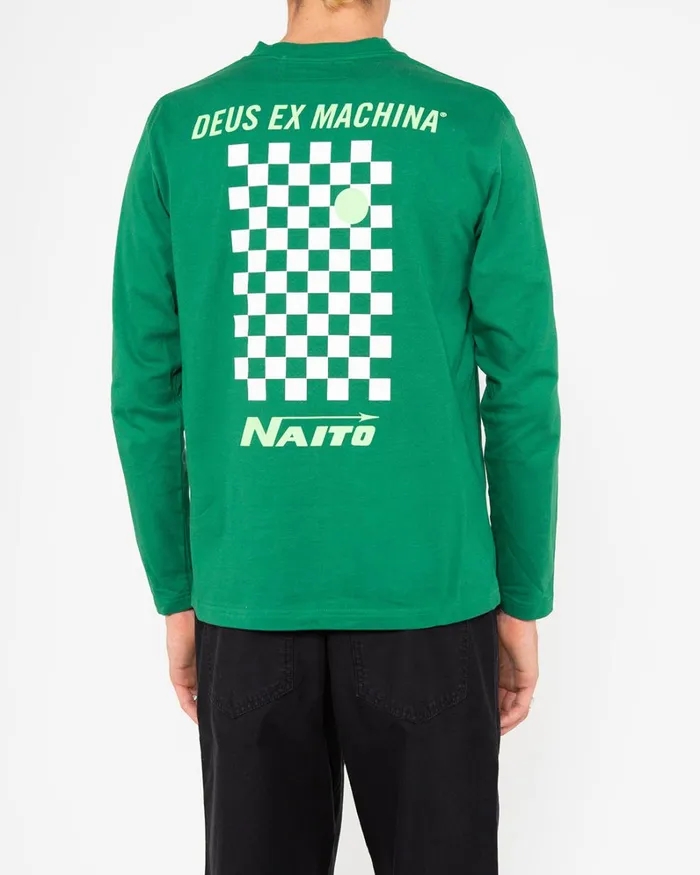 Men Naito Long Sleeve Tee 8211 Amazon Green Deus Ex Machina Tees Men Naito Long Sleeve Tee 8211 Amazon Green Deus Ex Machina Tees