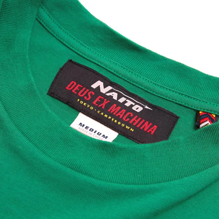 Men Naito Long Sleeve Tee 8211 Amazon Green Deus Ex Machina Tees Men Naito Long Sleeve Tee 8211 Amazon Green Deus Ex Machina Tees