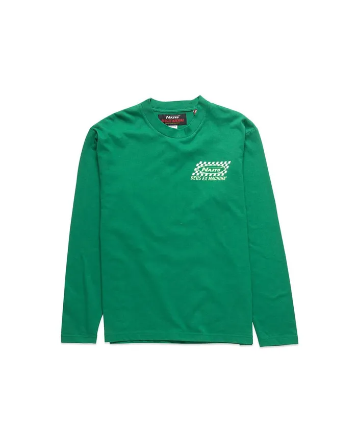 Men Naito Long Sleeve Tee 8211 Amazon Green Deus Ex Machina Tees Men Naito Long Sleeve Tee 8211 Amazon Green Deus Ex Machina Tees