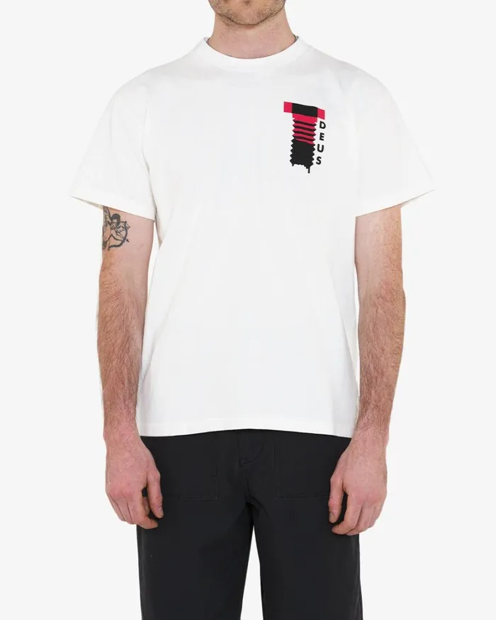 Men Naito Venice Tee 8211 Vintage White Deus Ex Machina Tees