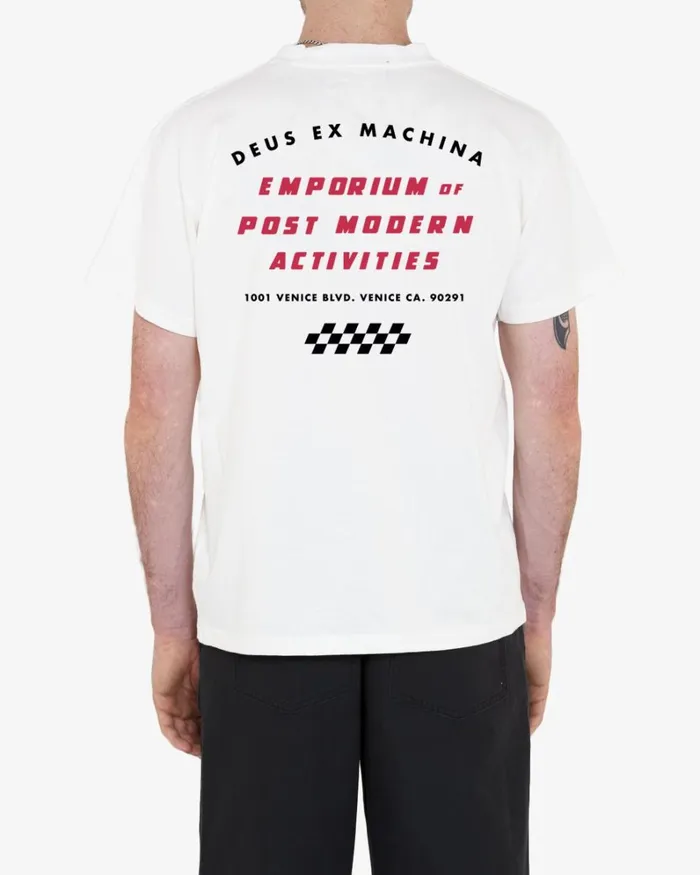 Men Naito Venice Tee 8211 Vintage White Deus Ex Machina Tees Men Naito Venice Tee 8211 Vintage White Deus Ex Machina Tees