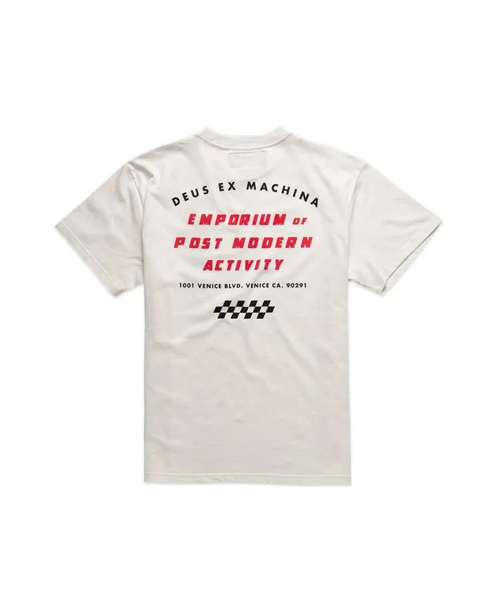 Men Naito Venice Tee 8211 Vintage White Deus Ex Machina Tees Men Naito Venice Tee 8211 Vintage White Deus Ex Machina Tees