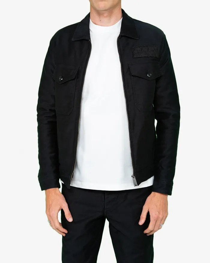 Men Naito Work Jacket 8211 Black Deus Ex Machina Jackets