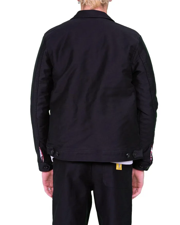 Men Naito Work Jacket 8211 Black Deus Ex Machina Jackets Men Naito Work Jacket 8211 Black Deus Ex Machina Jackets