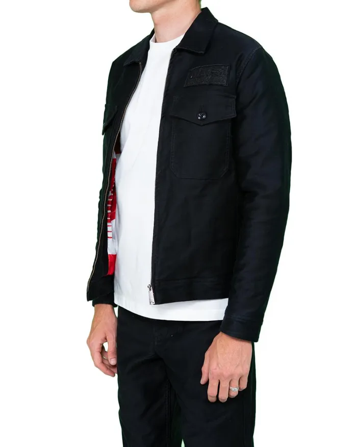 Men Naito Work Jacket 8211 Black Deus Ex Machina Jackets Men Naito Work Jacket 8211 Black Deus Ex Machina Jackets