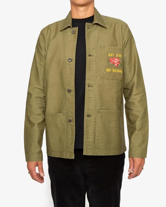 Men P41 Overshirt 8211 Olive Drab Deus Ex Machina Jackets
