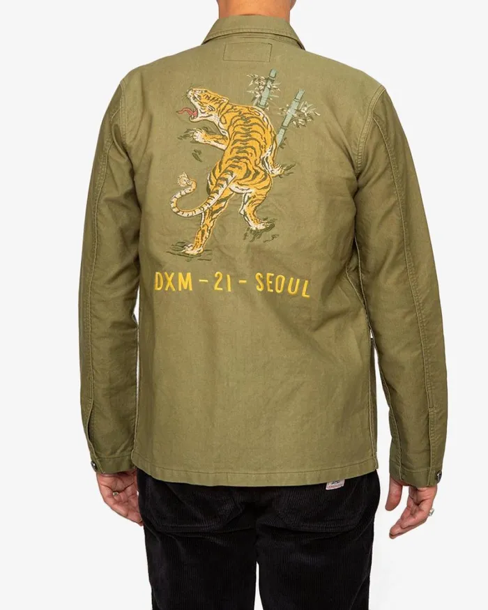Men P41 Overshirt 8211 Olive Drab Deus Ex Machina Jackets