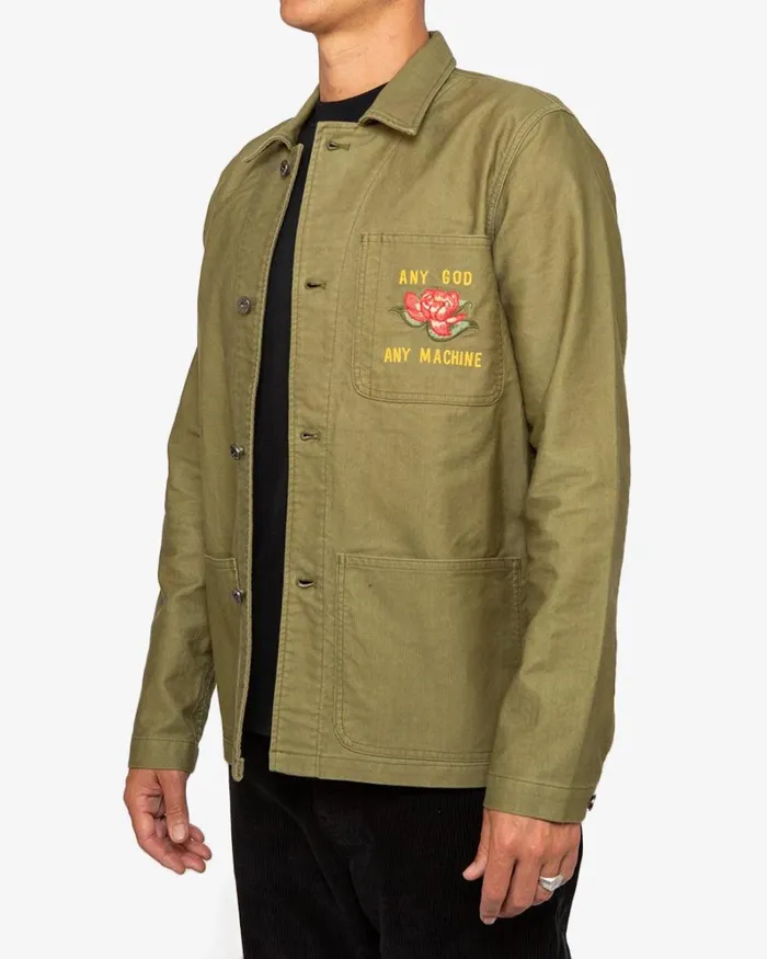 Men P41 Overshirt 8211 Olive Drab Deus Ex Machina Jackets
