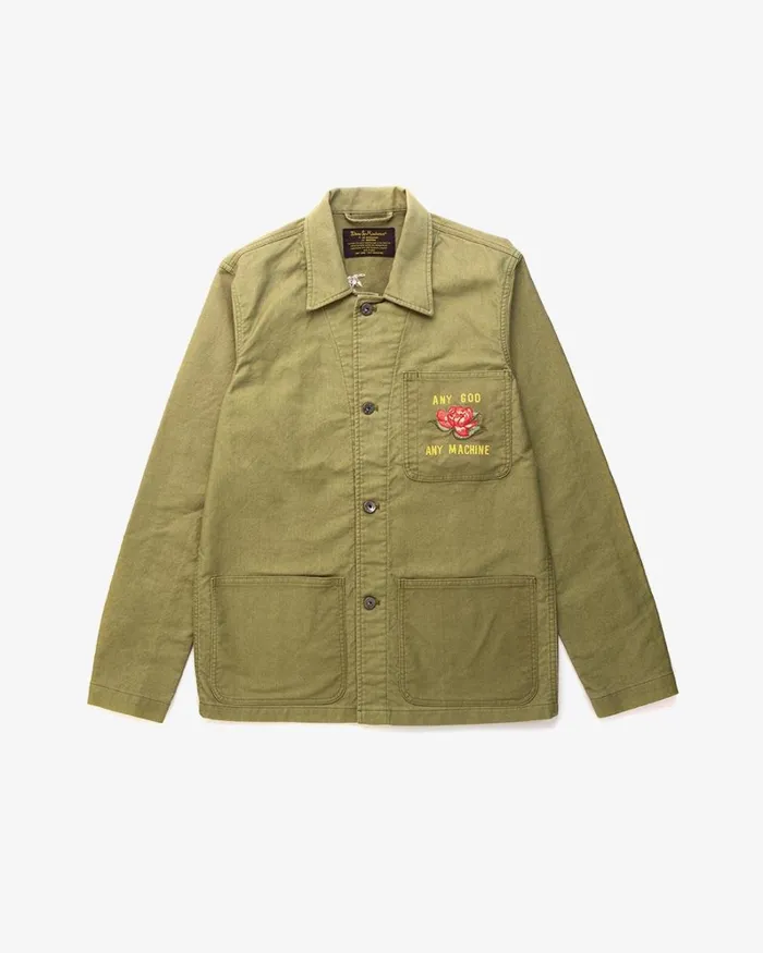 Men P41 Overshirt 8211 Olive Drab Deus Ex Machina Jackets