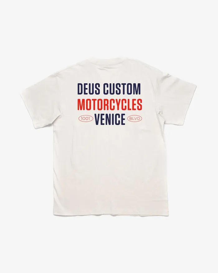 Men Panorama Tee 8211 Vintage White Deus Ex Machina Tees