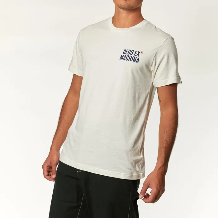 Men Panorama Tee 8211 Vintage White Deus Ex Machina Tees Men Panorama Tee 8211 Vintage White Deus Ex Machina Tees